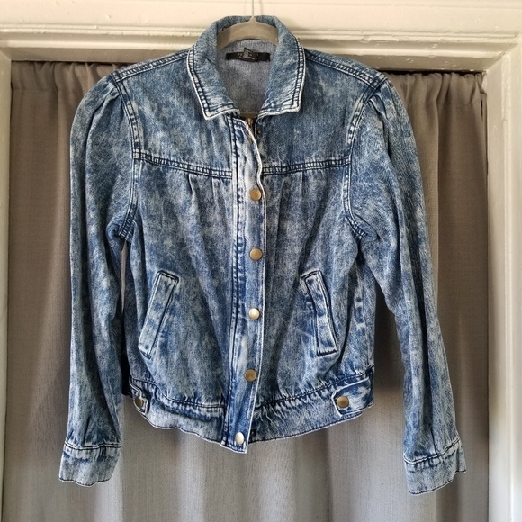 Forever 21 Jackets & Blazers - Forever 21 | Acid Wash Denim Jacket